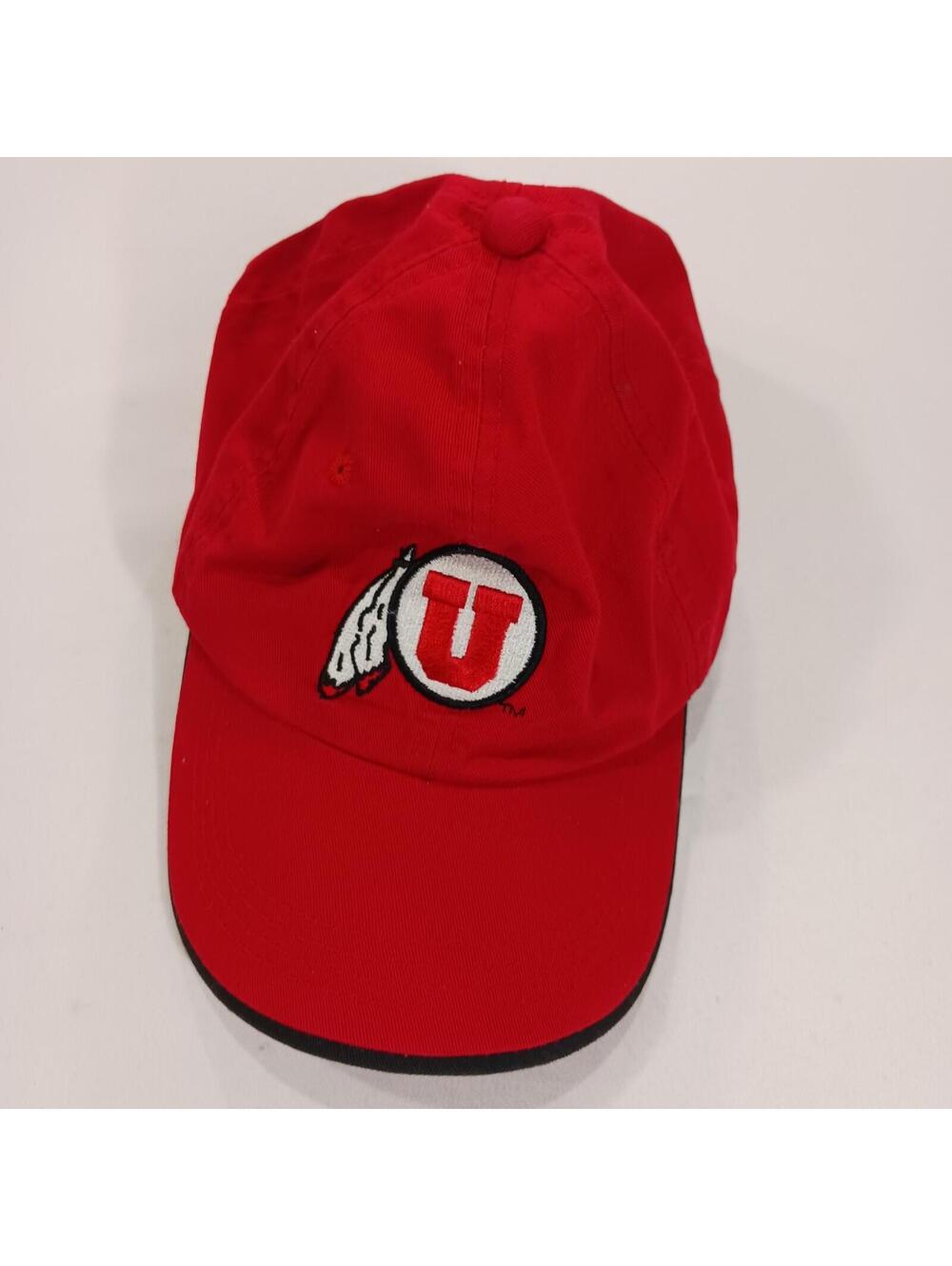 Signature Utah Utes Men's Red Hat Cap Back Strap With Buckle